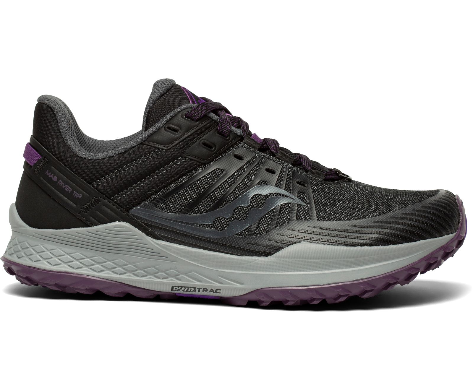 Women's Saucony Mad River Tr 2 Trail Running Shoes Black | Singapore 226KORI